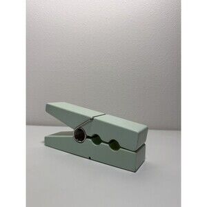 GIANT CLOTHESPIN BLUE  8” WOOD LETTER HOLDER DESK DISPLAY HOME DECOR WORKING